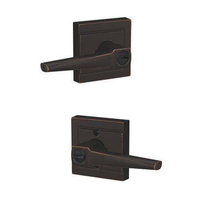 Eller Keyed Entry Lever with Upland Trim