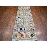 Transitional One-of-a-Kind Runner 2'9" X 7'11" Hand Knotted Area Rug