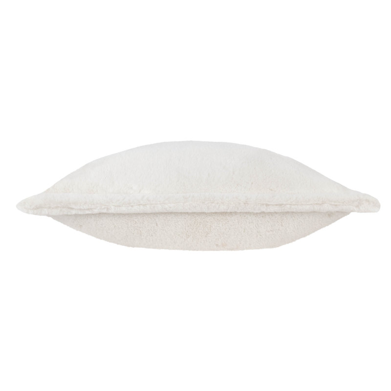 Kallu Square Throw Cushion, White, 55cm H x 55cm W