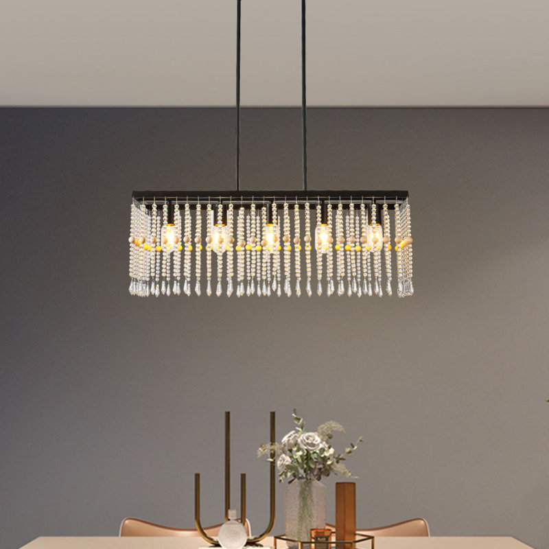 Lustre en cristal 5 lumières