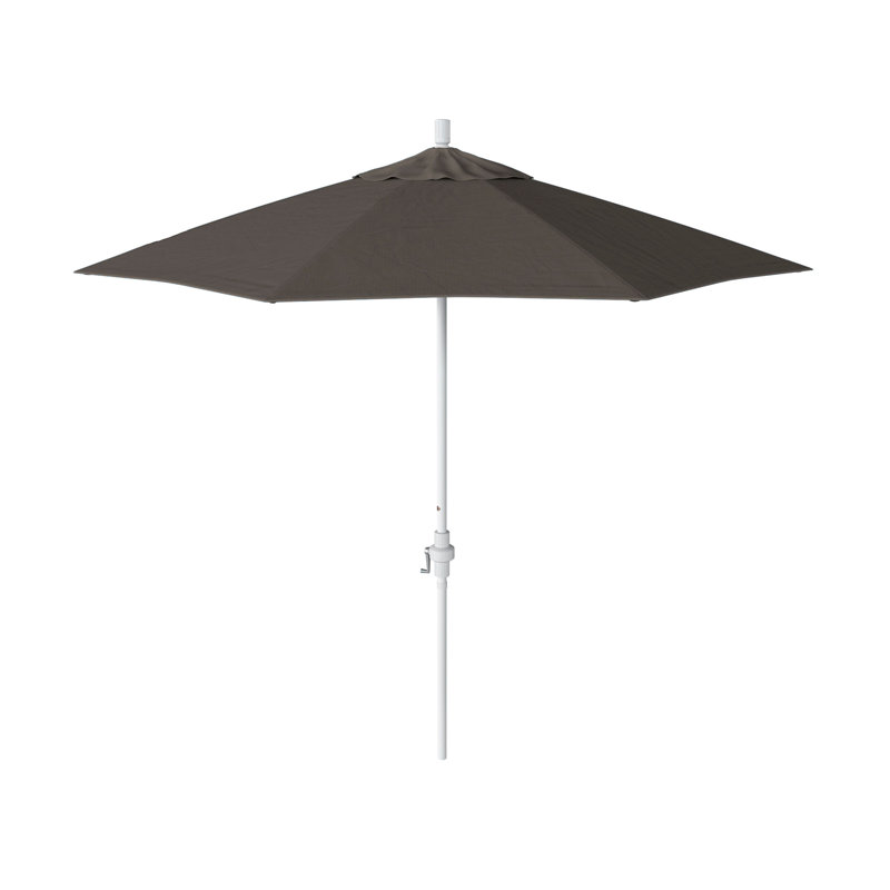 Parasol de marché 108 po Berberia, Toile gris anthracite Sunbrella®