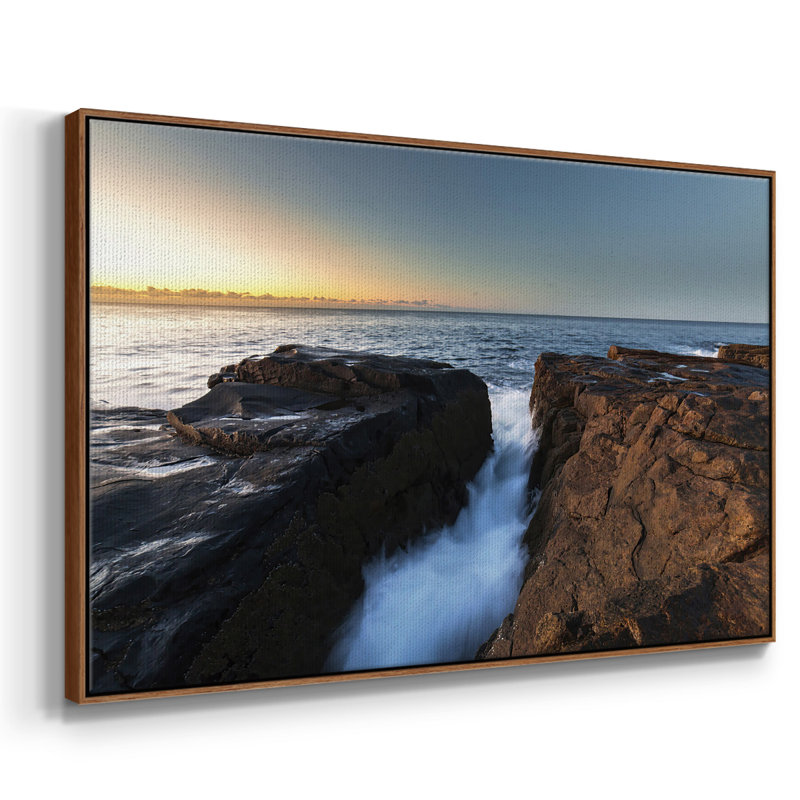 " The Road Out To Sea ", Walnut, 41" H x 27" W x 2" D