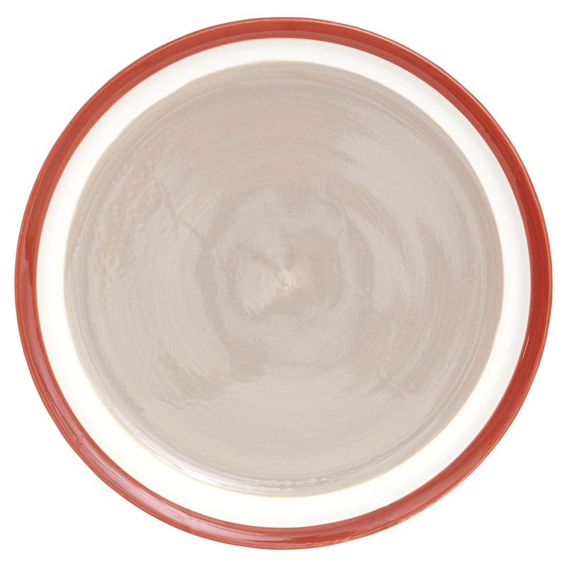 Red Floral Ceramic Dinnerware Set, Service for 4