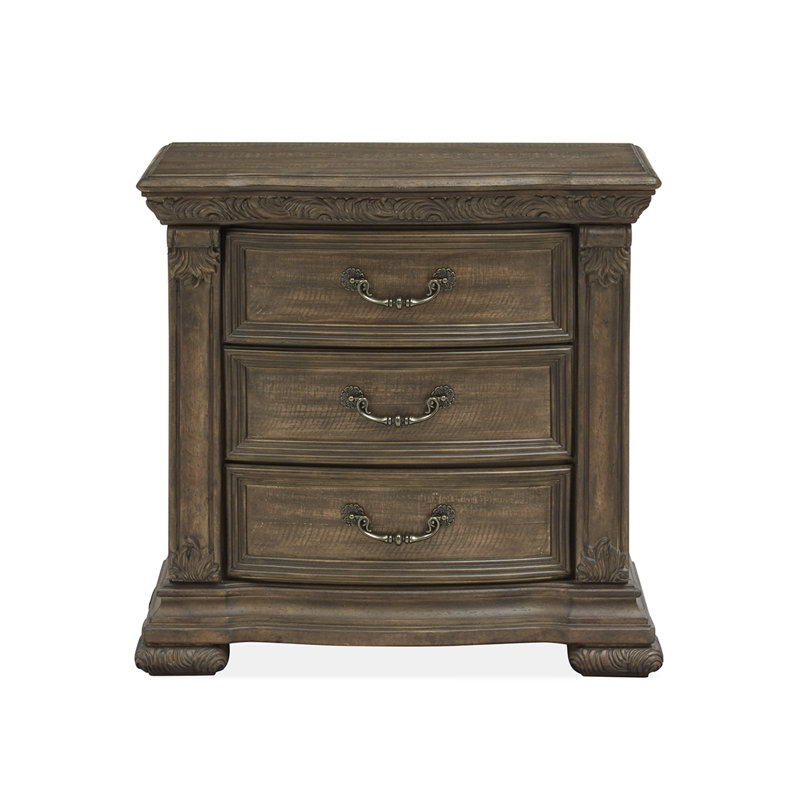 Assel 30'' W Plywood / Laminate Board Nightstand