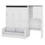 Lit escamotable multifonctionnel - canapé, bureau, armoire de rangement et conception pliable peu encombrante-557604542