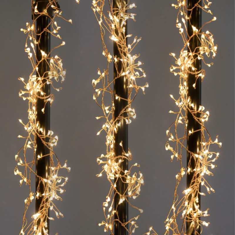 Electric Firecracker LED Fairy String Lights, Copper
