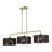 Yount Antique Brass Extra Large Linear Chandelier-2093363722-2093363721