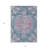 3' X 5' Blue Floral Medallion Washable Indoor Outdoor Area Rug