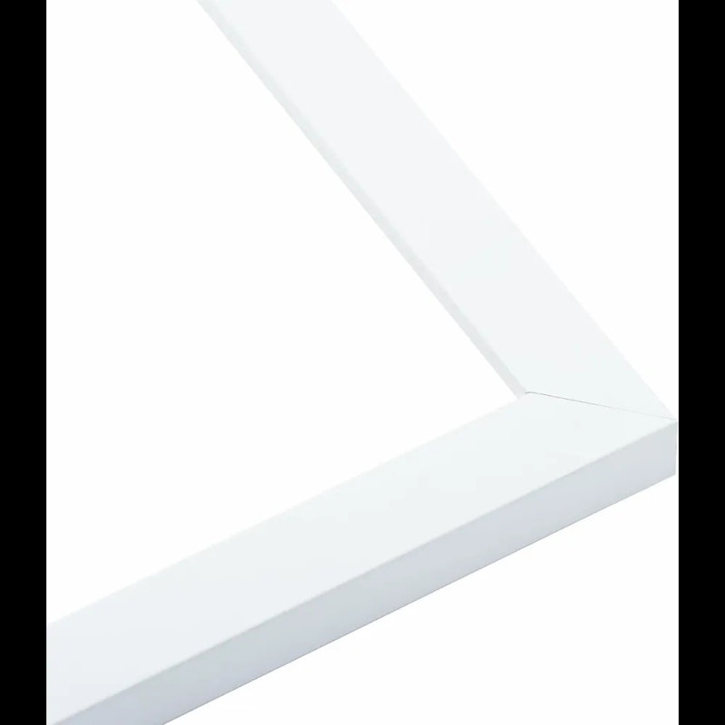 Olayinka White Solid Wood Picture Frame