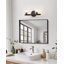 Éclairage pour meuble-lavabo noir mat 2 lumières Dungannon Azariah-1949863208-1949863215