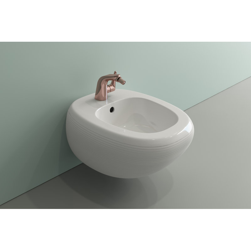 Strata Wall-Hung Bidet - 52cm, G. White