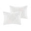 Literie géométrique en chenille de coton. Très grand / très grand. . Rembourrage. 1 édredon et 2 taies décoratives. . Chenille 3 pièces très grande lavable à la machine. Conception. Remplir. Assorti