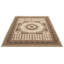 Tapis décoratif en laine de conception unique 8 pi 1 po x 10 pi 2 po noué à la main New Age Ivoire