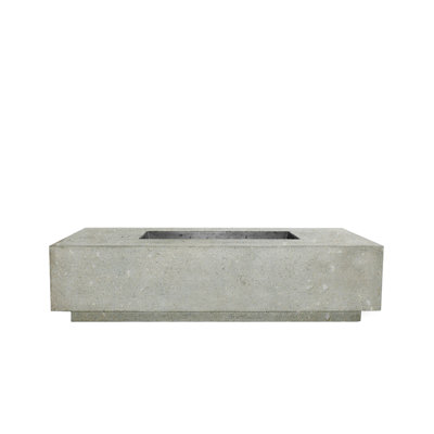 Fire rectangular table 60" x 32" Natural gas fired GFRC