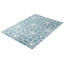 Tapis vert / beige à tissage plat Jabari-939758857