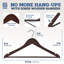 13,39 / 7,48 Cintre pour accessoires antidérapant pour costume / manteau-98256747-98256749
