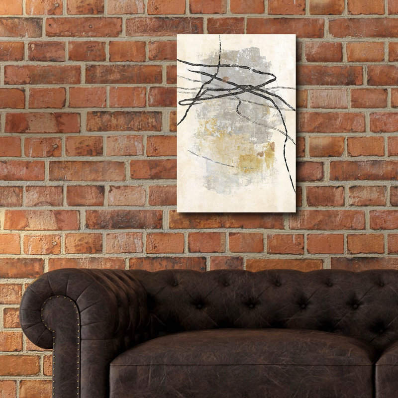Art mural en verre Ivy Bronx «Tangle 1» par Suzanne Nicoll, H 24 po x l 16 po x P 0,2 po