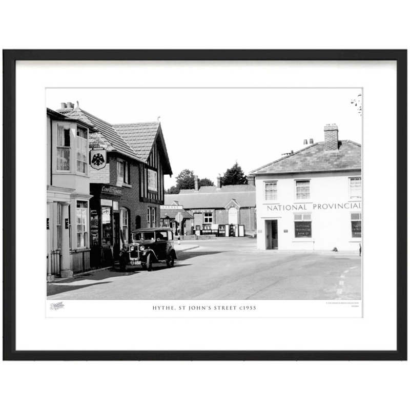 Hythe, St John's Street C1955 by Francis Frith - Single Picture Frame Print, 28cm H x 36cm W x 2.3cm D