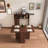 Multifunctional Folding Dining Table with Sideboard