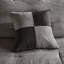 Housse en faux suède gris - 7 pièces, couvre-lit décoratif lavable à la machine-120258418