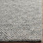 Tapis géométrique en laine / coton tissé à la main Zahid-602694623