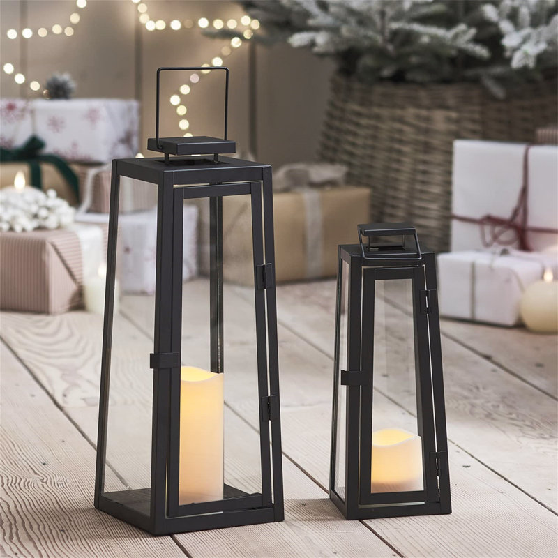 Adilah 39.5cm Battery Powered Integrated LED Outdoor Lantern