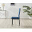 Benia White & Grey Marble Effect Dining Table Set with x4 Luxury Velvet Upholstered Dining Chairs-98984196