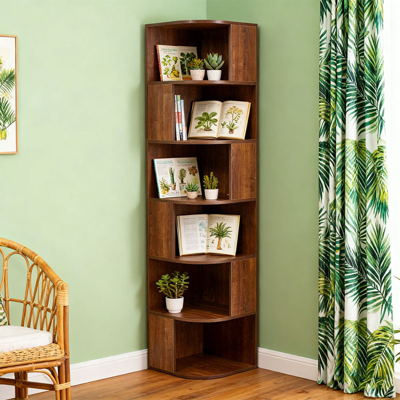 176cm H x 40cm W Bookcase, Walnut
