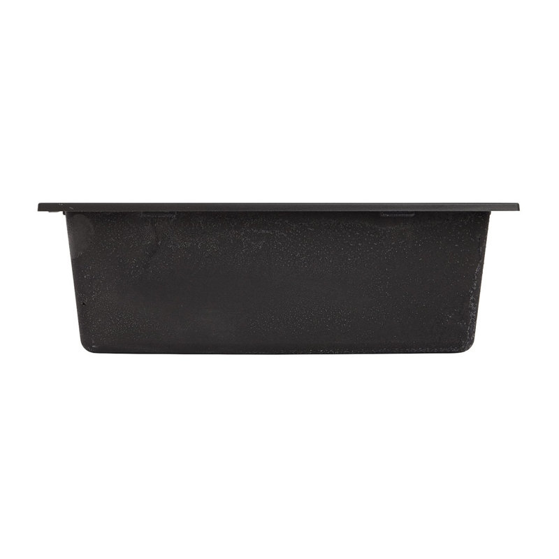 Holcomb 24 "L Undermount Kitchen Sink, Midnight Black