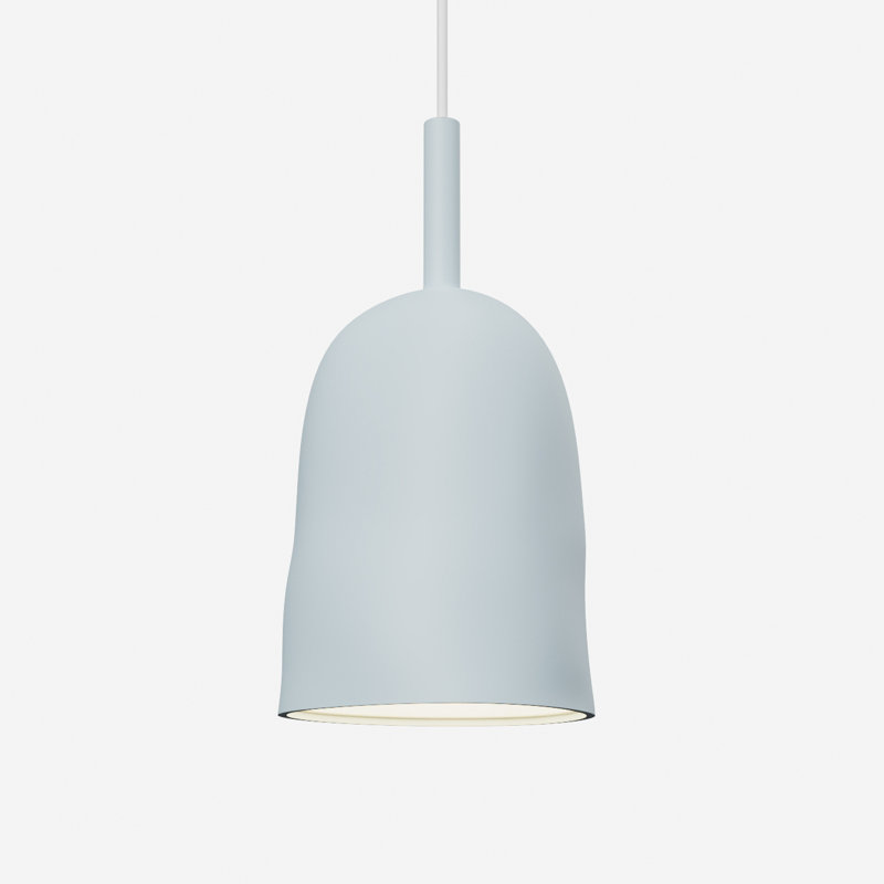 Vessel Pendant Light, 21" H x 14.5" W x 9" D, White, Sunrise