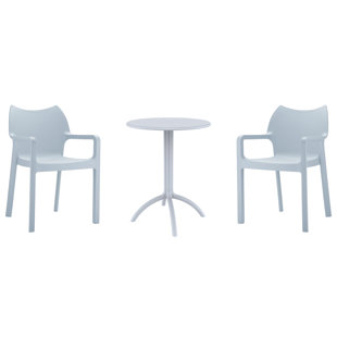 Adrian  2 - Person 23.6" Round Bistro Set