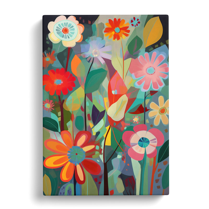 Belia Flowers Orphism Vol.2 - Wrapped Canvas, 60cm H x 40cm W x 3cm D