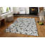 Tapis intérieur / extérieur gris tressé à la machine Goizargi-954344870