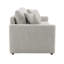 Canapé-lit modulaire beige Boucle, revêtement en tissu doux, 3 designs, fonction de lit escamotable, structure de base - élégante et pratique, fabrication de siège en mousse complète, canapé-lit, entretien facile