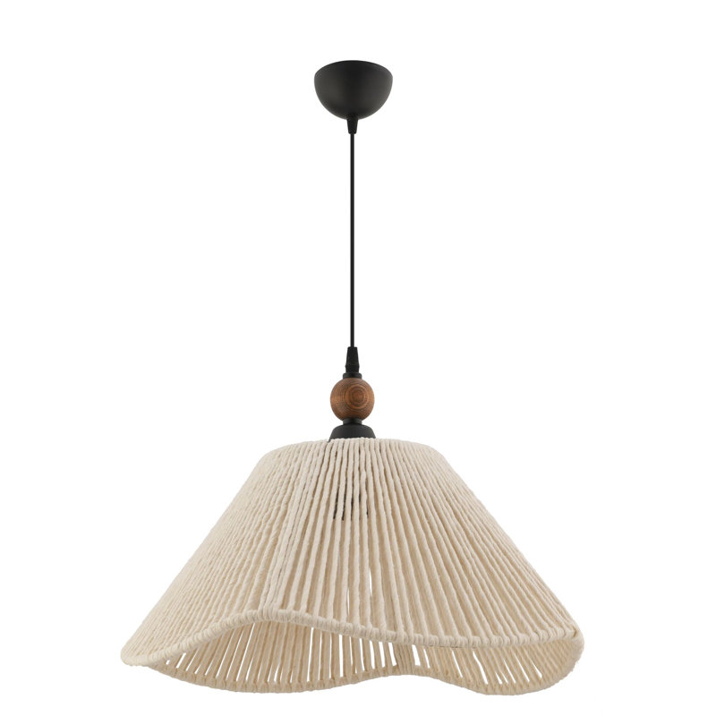 Chandelier, Ecru, Black/Brown