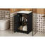 Meuble-lavabo de salle de bain avec lavabo en céramique et tablette réglable