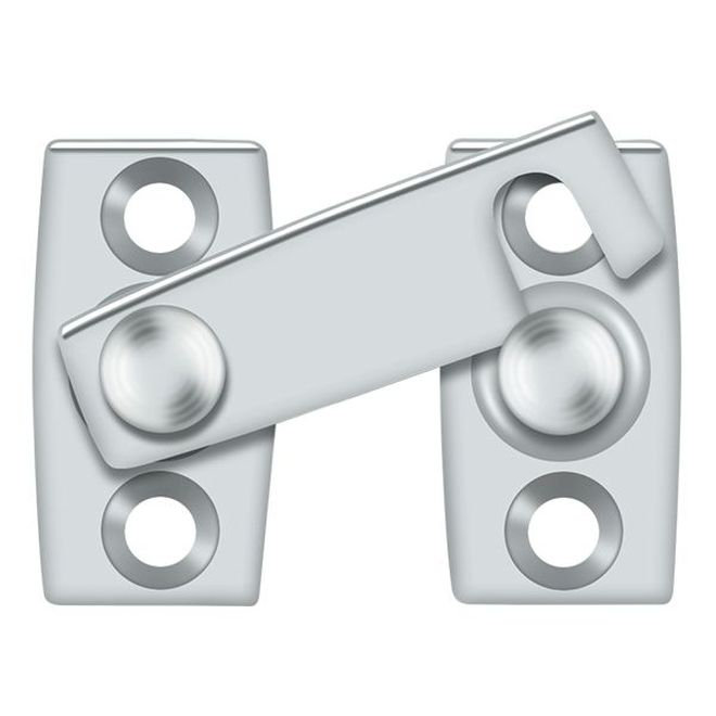 Deltana SB3058U26 Shutter Bar/Door Latch 5/8"; Bright Chrome Finish, Polished Chrome
