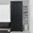 Black Tall Bathroom Storage Cabinet – Versatile Organizer with Adjustable Shelf