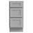 15'' Single Bathroom Vanity Base Only-92316462