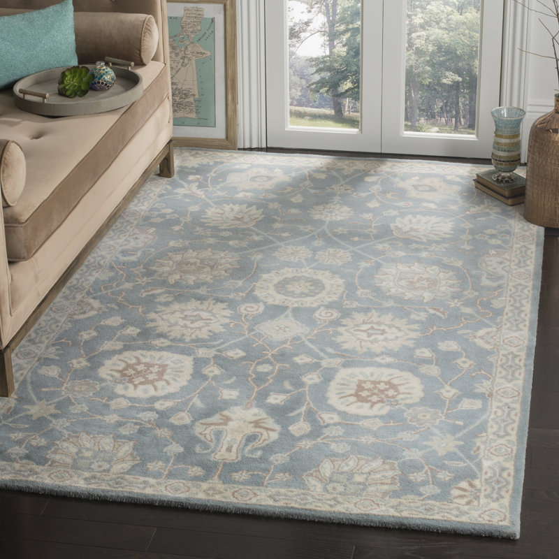 Wahcheechee Hand Tufted Wool Oriental Rug, Rectangle 8' x 10'