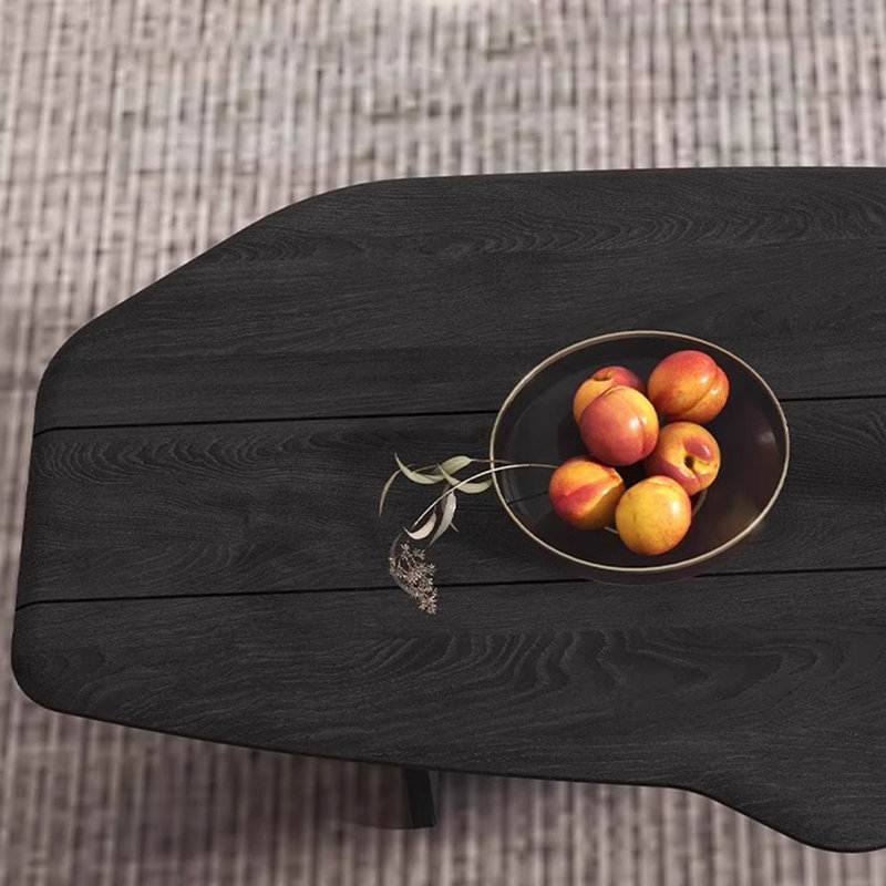 Scandinavian Solid Wood Coffee Table, 17.7" H x 47.2" L x 25.6" W