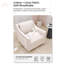 Fauteuil pivotant de 33,8 po Adelinde