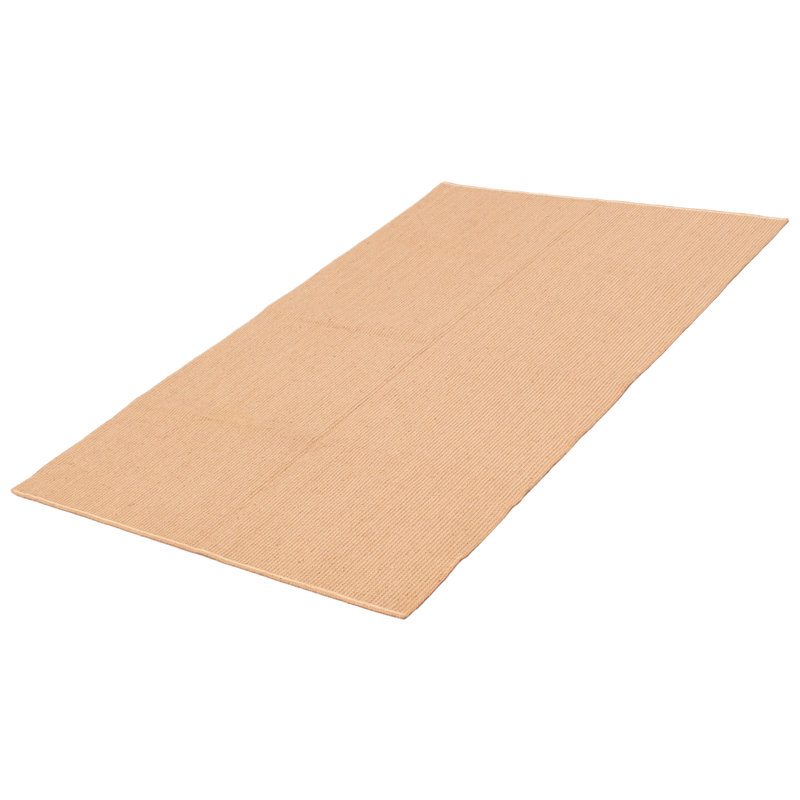 Tapis unique en jute / sisal brun clair 5 pi x 8 pi 0 po Kennidi