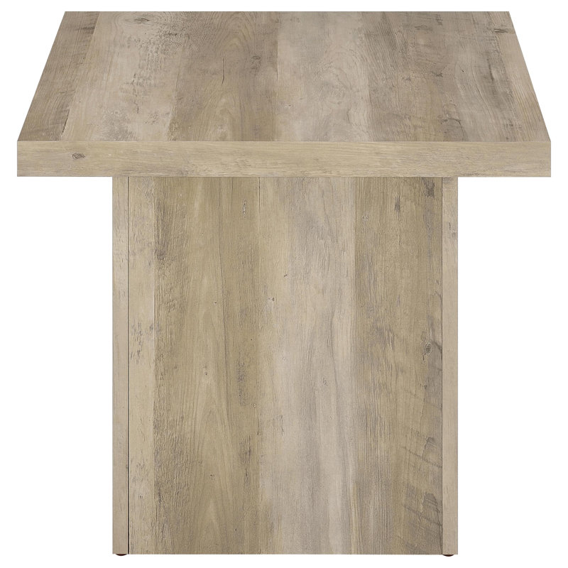 End Table  23 x 23 x 21 Inch (Engineered Wood) - Pine  1 Piece