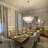 8 - Light Dimmable 32" Modern Textured Glass Bubble Chandelier