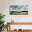 «Soft Summer Sky Dark» par Katrina Pete, art mural sur toile, 24 po x 12 po