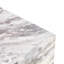 Table basse moderne en panneau de fibres à densité moyenne avec motif en marbre - 39,37 x 23,62 x 11,81 pouces - Design élégant et durable-839744979