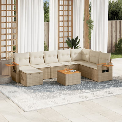 Ensemble de canapé de jardin Vidaxl