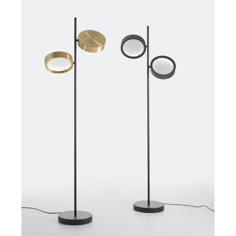 Berlin LED Tree Floor Lamp, Matte Black