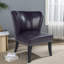 Fauteuil d'appoint confortable en cuir Pu